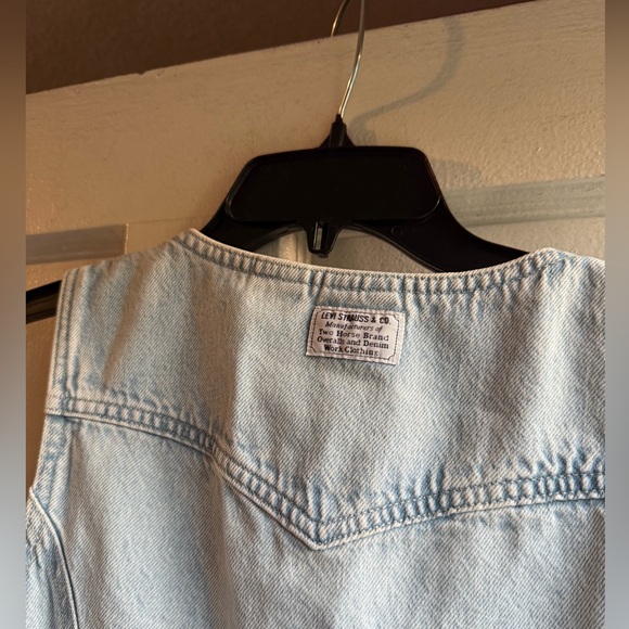 Levi's Light Blue Button-Down Mini Dress - Picture 10 of 11